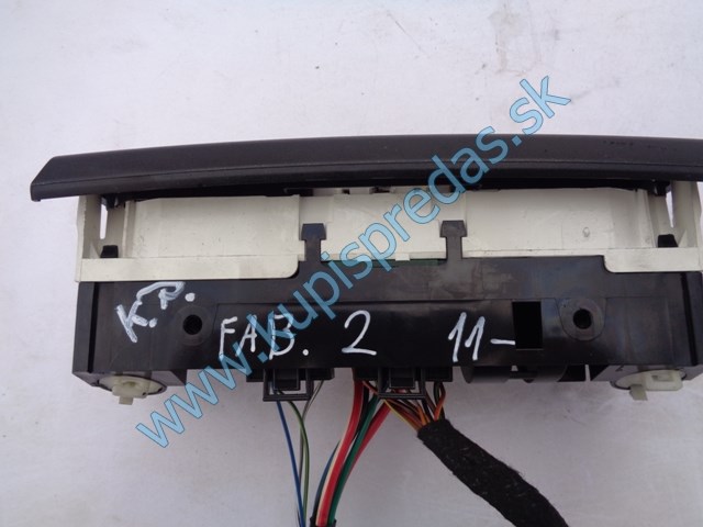 panel na ovládanie kúrenia na škodu fábiu 2 , 5J0820045D